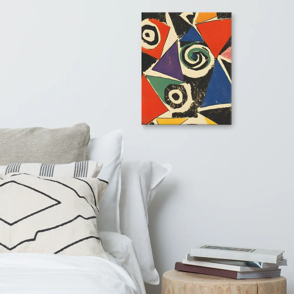 Dynamic Geometric Abstraction | Canvas | 16″×20″