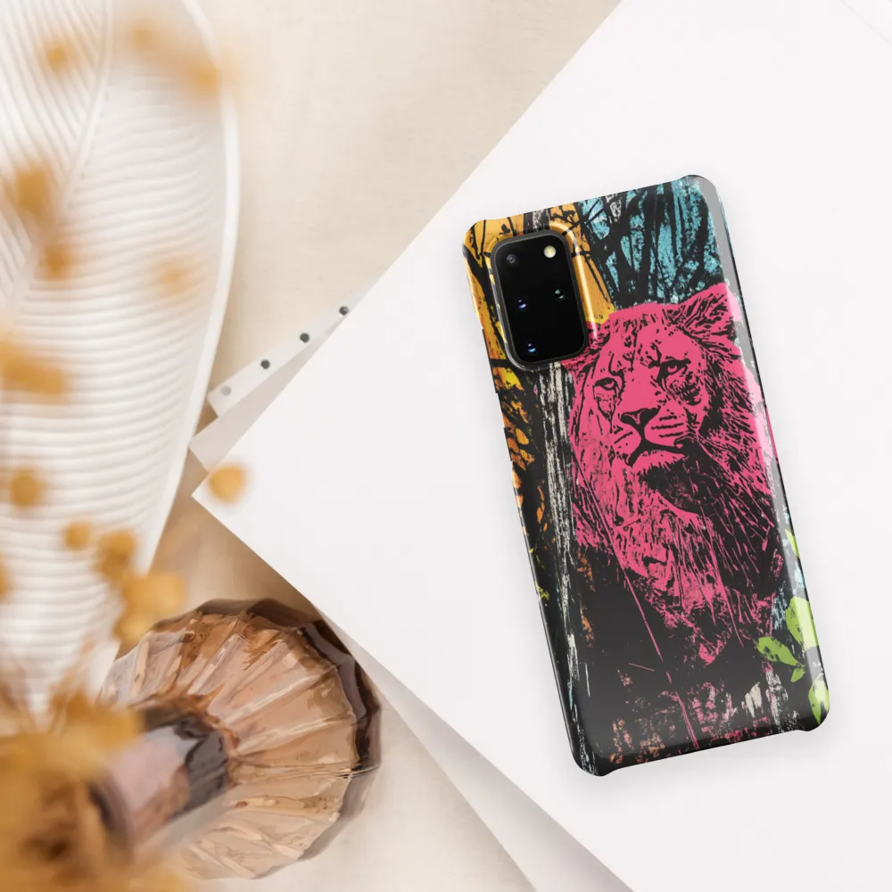 Fierce Vibrance: The Pink Lion
