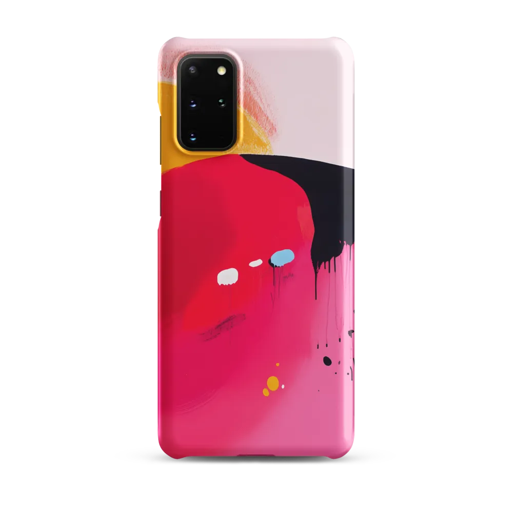 Magenta Sweep — Study in Drips and Fields