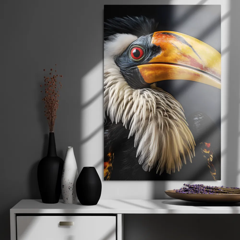 Majestic Hornbill Portrait
