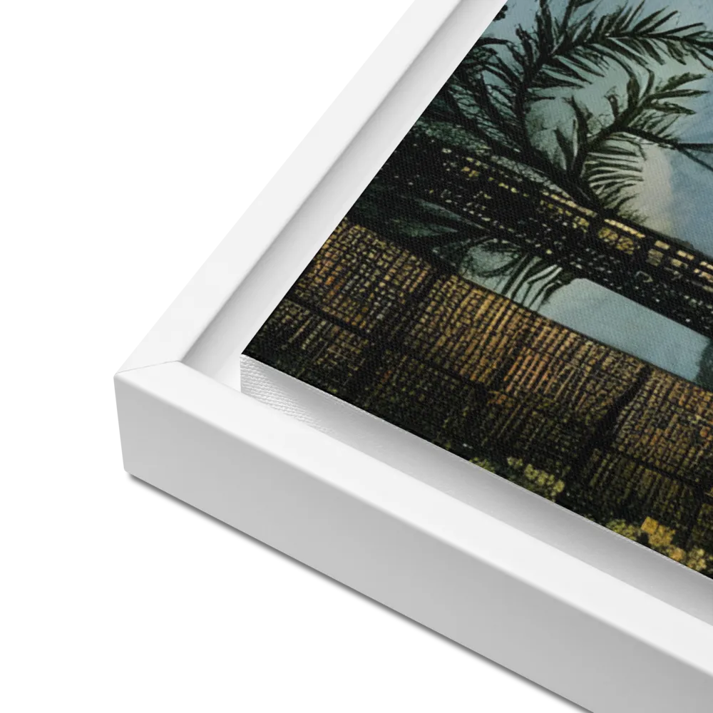Whispers of the Enchanted Forest | Canvas with White Frame | 24″×36″