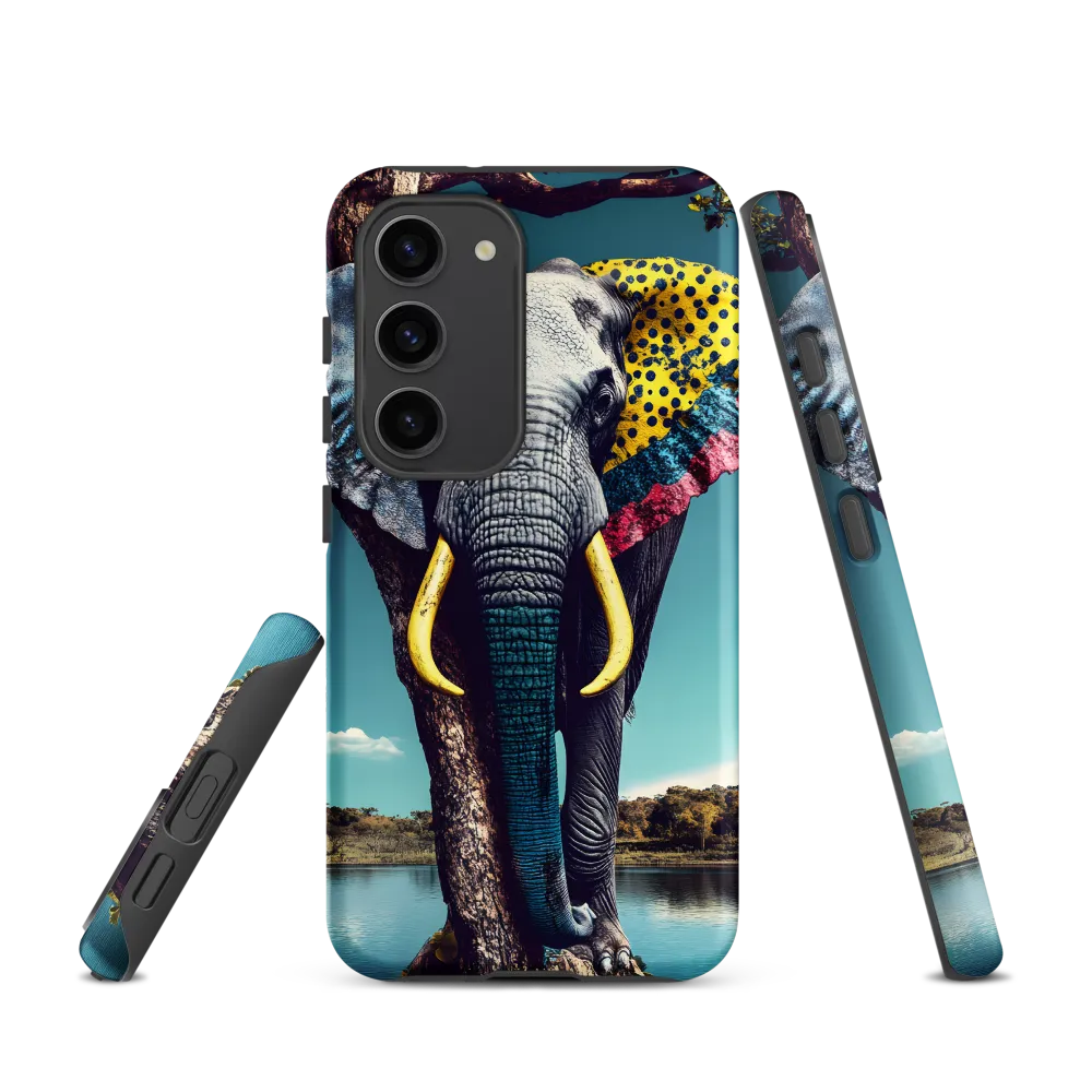 Playful Elegance: The Surreal Elephant
