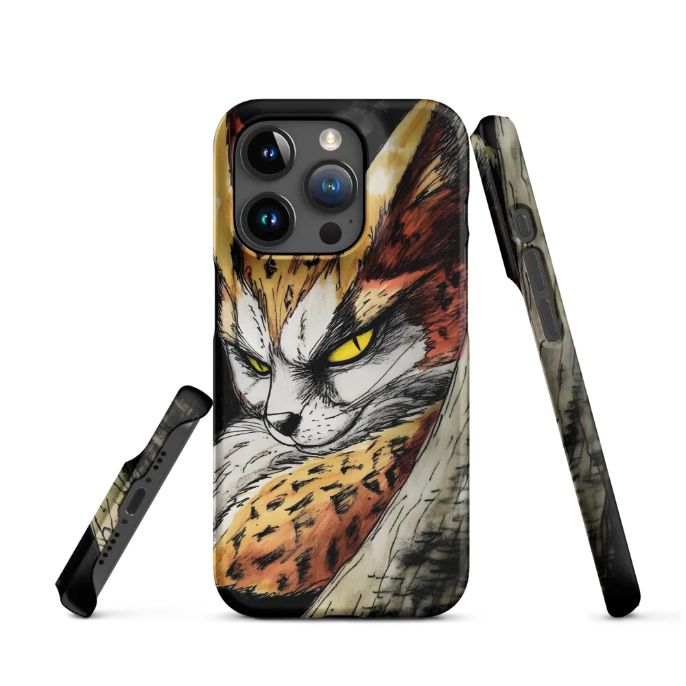 Fierce Gaze of the Wild Cat