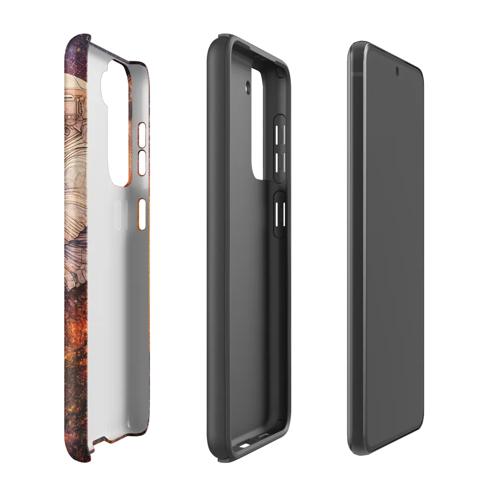 Cosmic Contemplation | Phone Case |  S21 FE | Tough Case | Matte