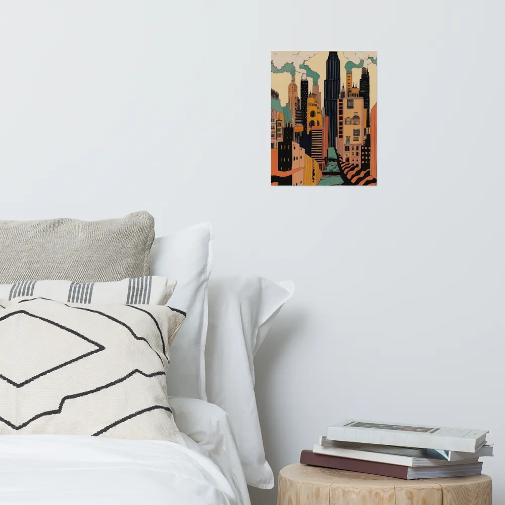 Urban Symphony in Ink | Poster | 11″×14″