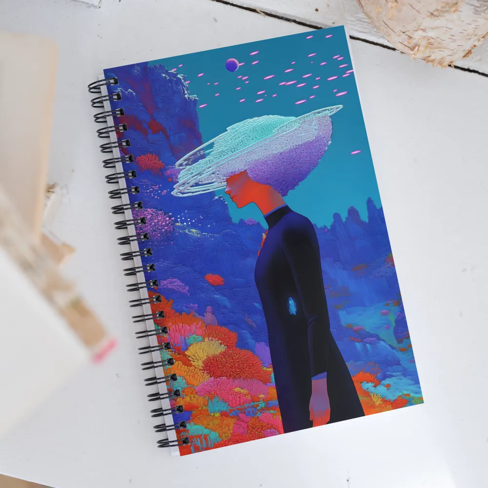 Whispers of a Celestial Ocean | Spiral Notebook