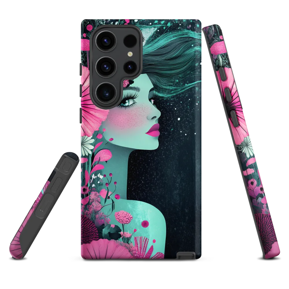 Floral Harmony: Portrait of Serenity