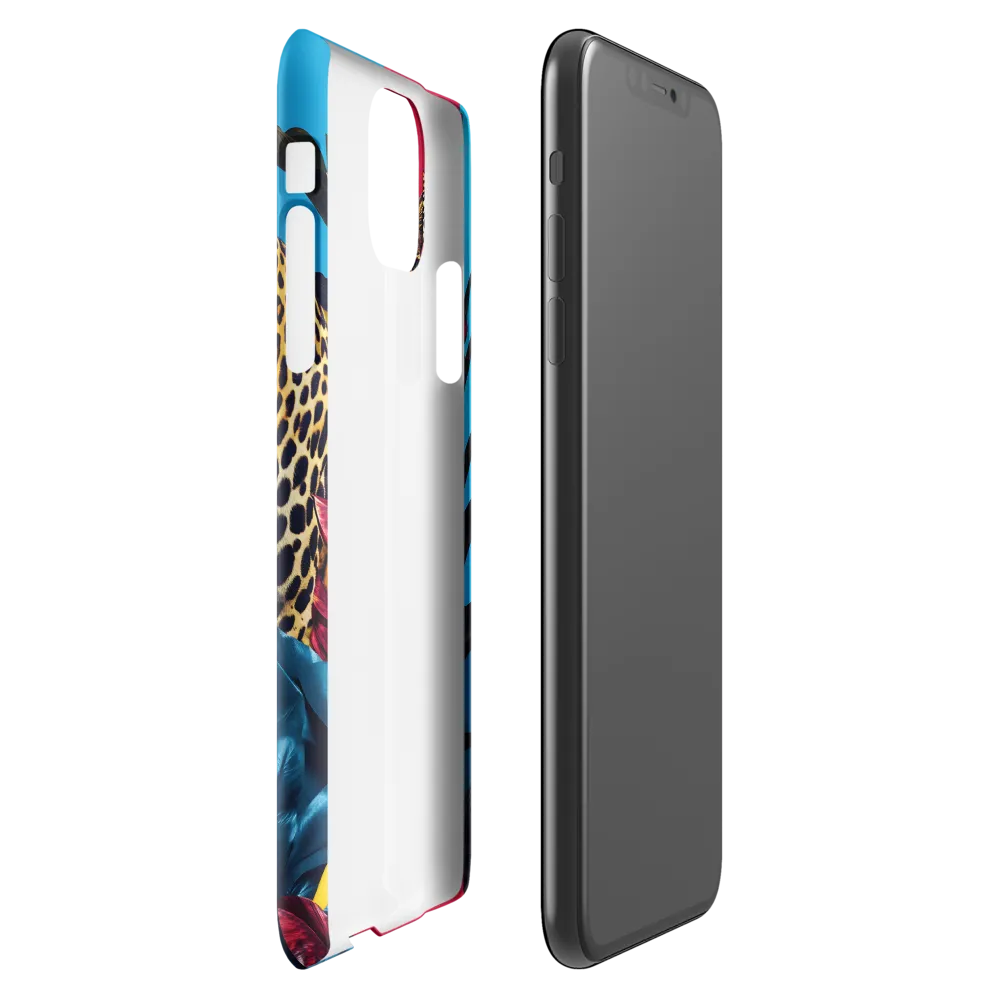 Playful Leopard in Vibrant Paradise | Phone Case |  11 Pro Max | Snap Case | Glossy