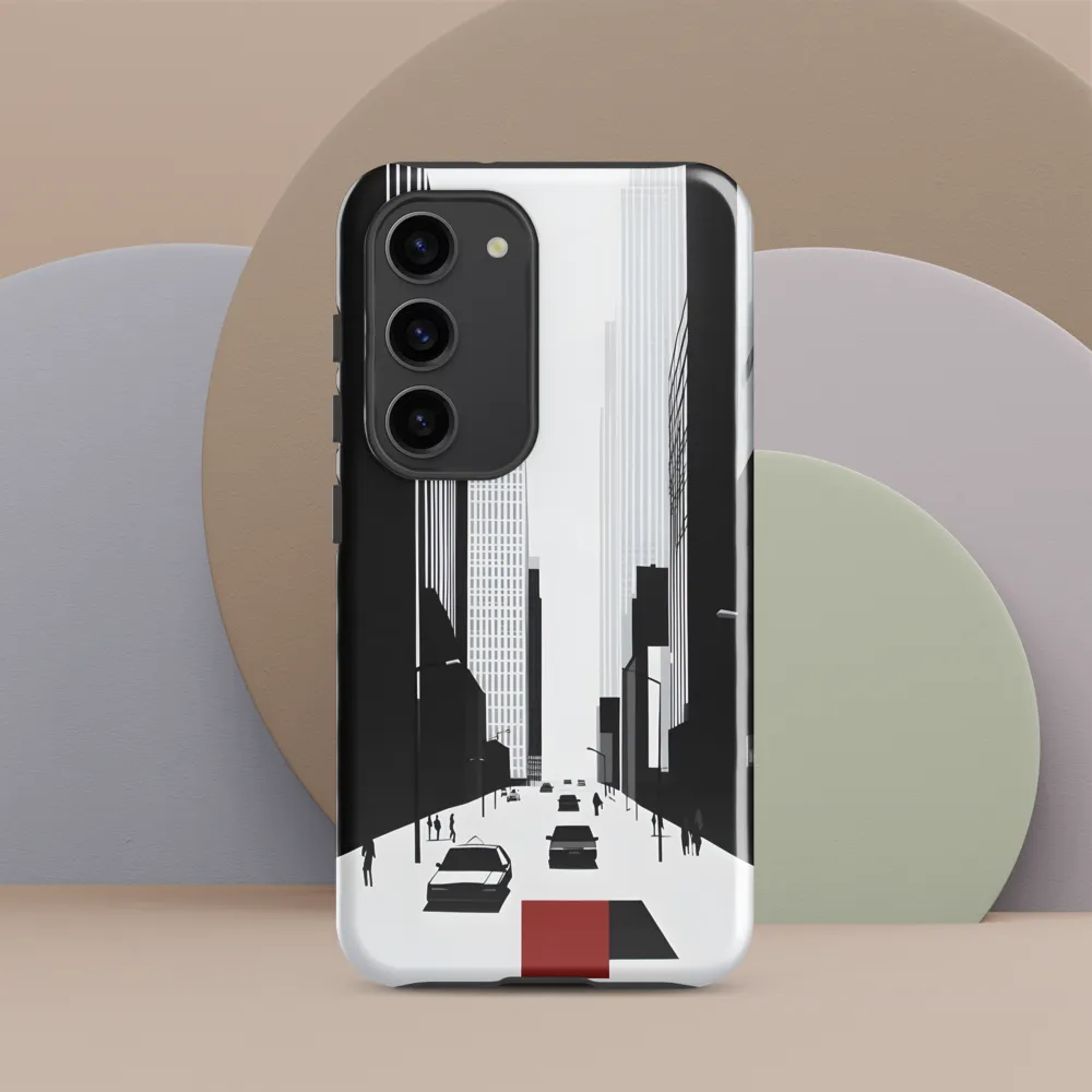 Urban Solitude: A Minimalistic Cityscape