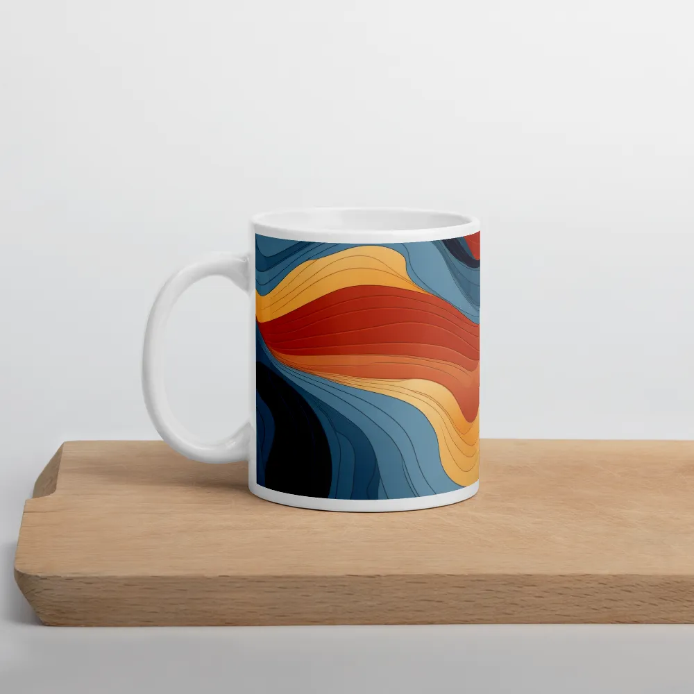 Fluid Harmony | Mug with White inside | 11 oz