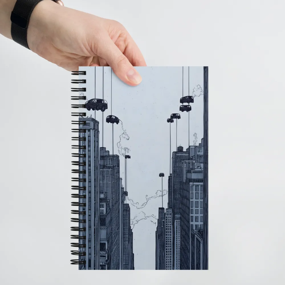 Suspended in the City | Spiral Notebook