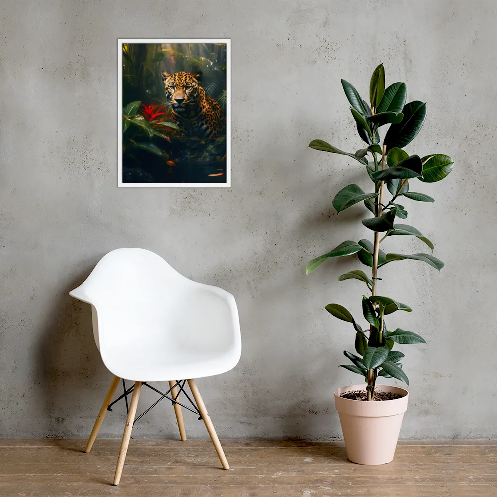 Echoes of the Wild | Poster with White Frame | 18″×24″
