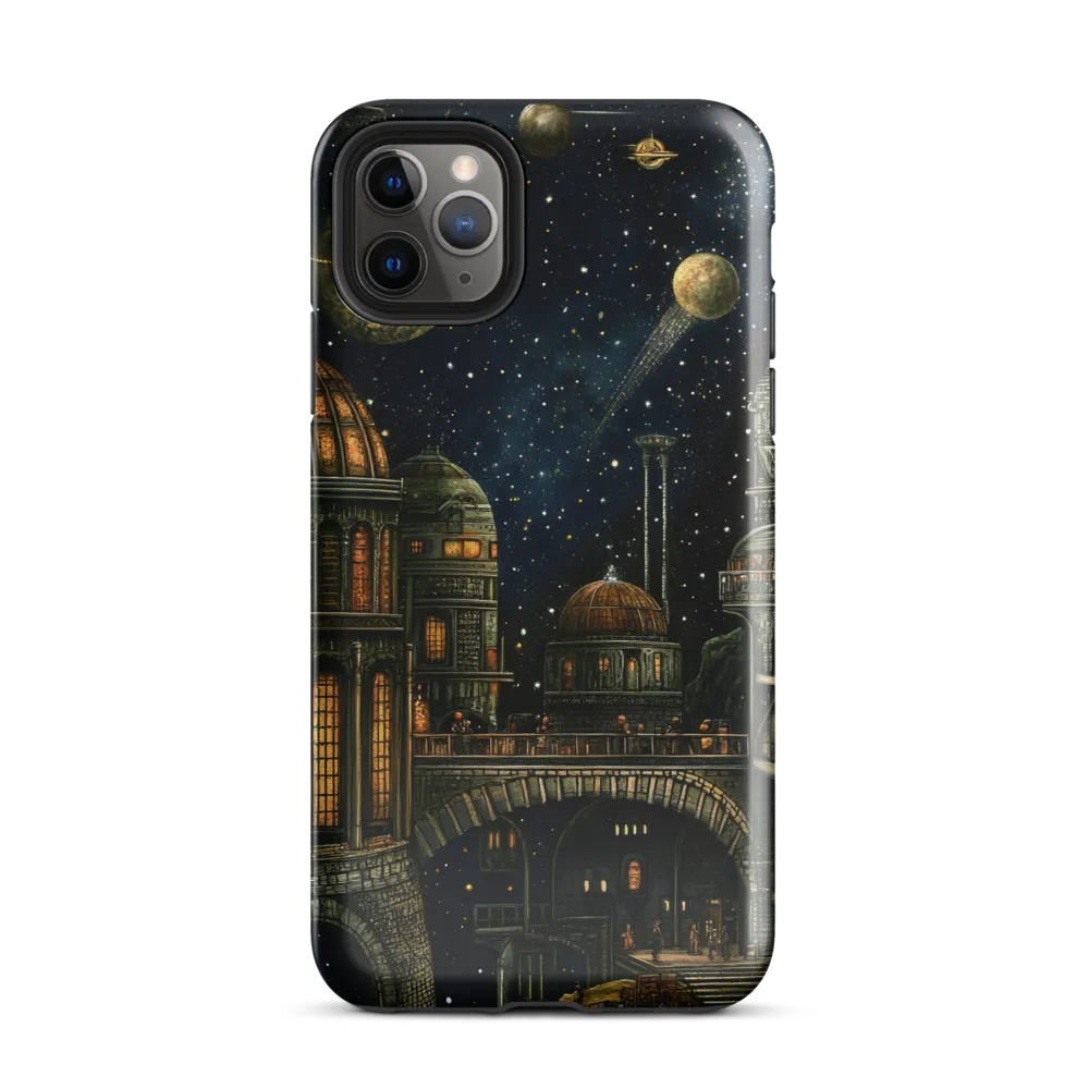 Celestial City: A Journey Through the Cosmos | Phone Case |  11 Pro Max | Tough Case | Glossy