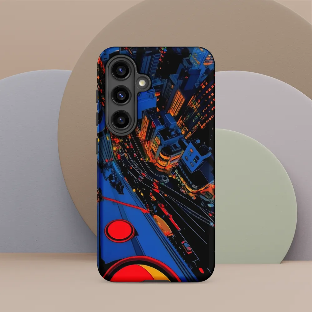 Vibrant Nightscape: A Futuristic City Overlook