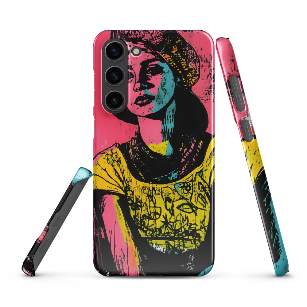Urban Elegance: A Graffiti Portrait
