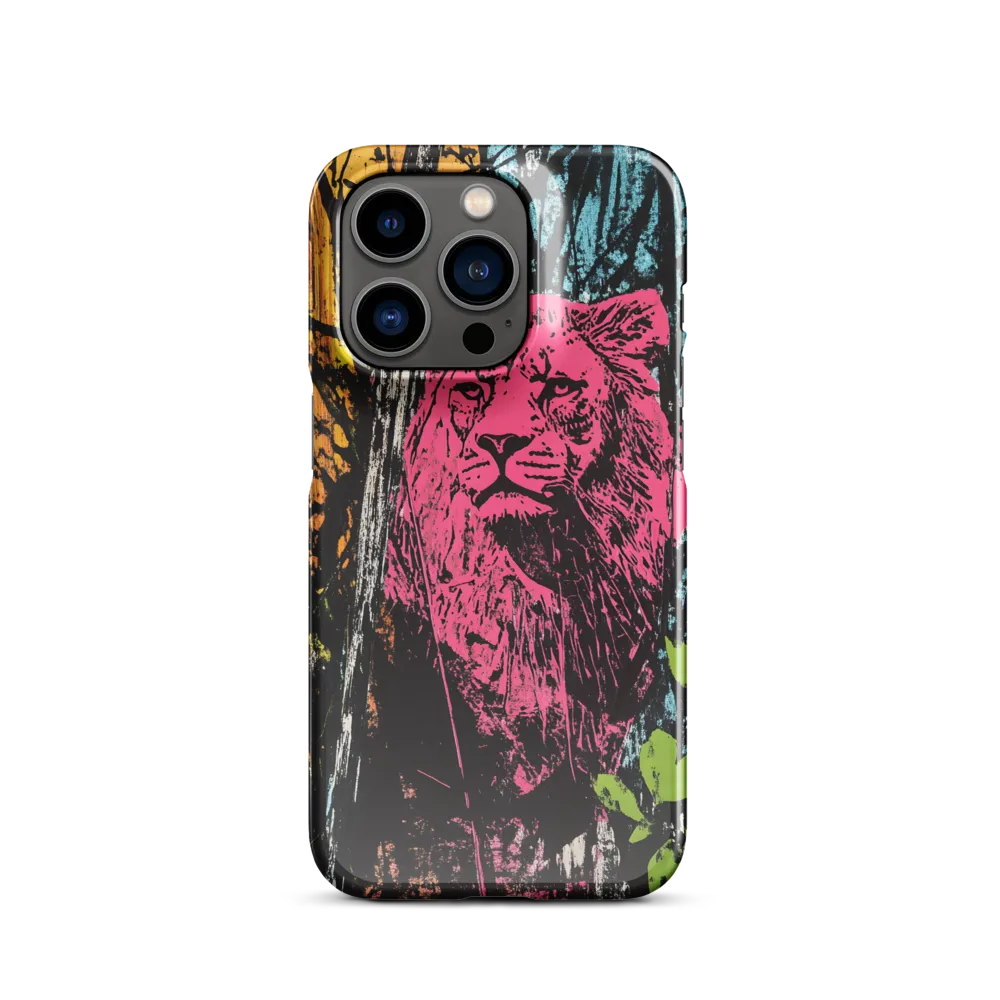 Fierce Vibrance: The Pink Lion