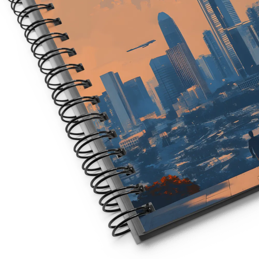 Celestial Cityscape | Spiral Notebook