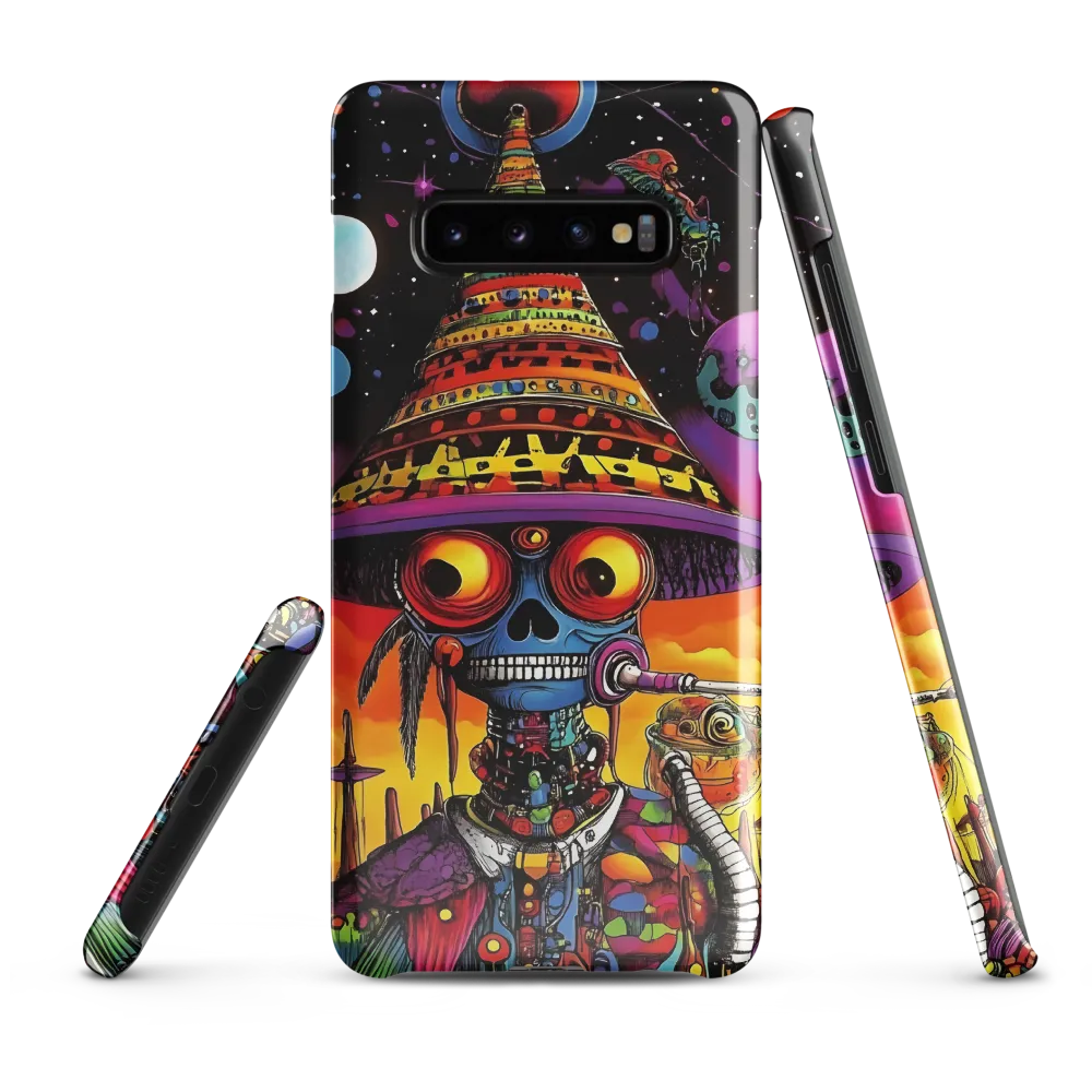 Cosmic Skeleton: A Journey Beyond | Phone Case |  S10 Plus | Snap Case | Glossy