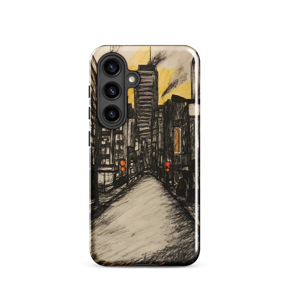 Cityscape of Solitude | Phone Case |  S24 | Tough Case | Glossy