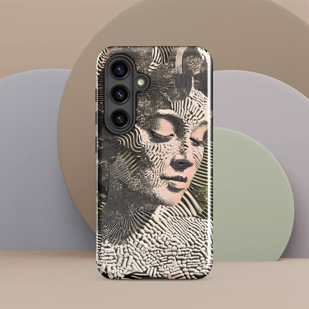 Ethereal Blend of Nature and Humanity | Phone Case |  S24 | Tough Case | Glossy