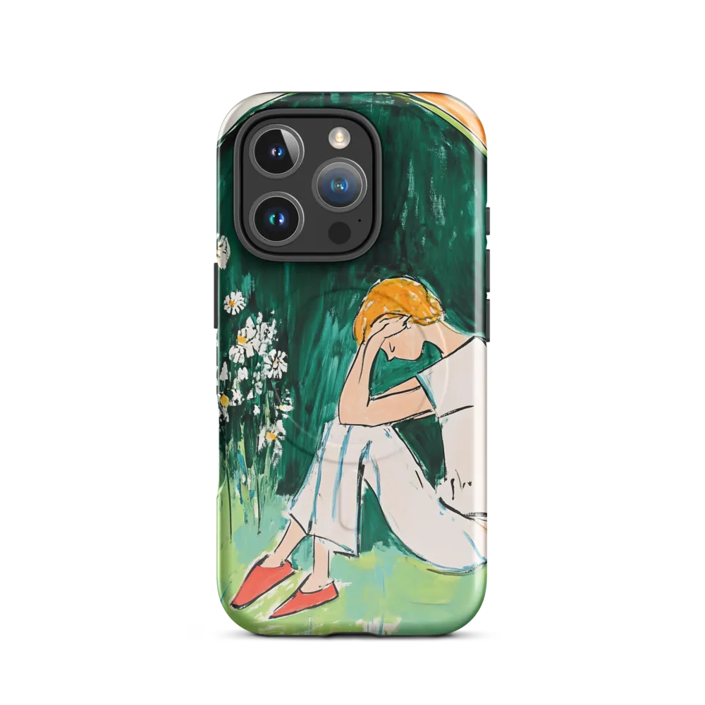 Silent Sorrow | Phone Case |  16 Pro | MagSafe® Tough Case | Glossy