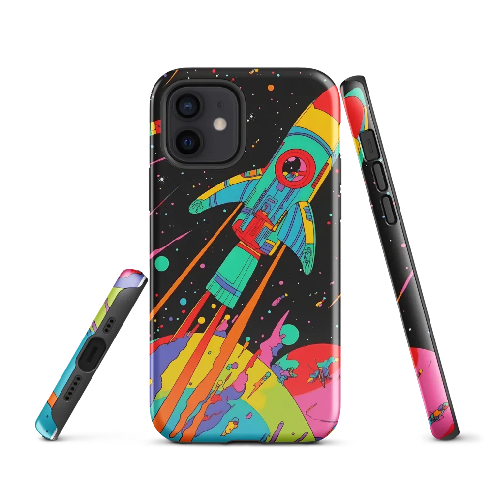 Cosmic Voyage: The Neon Lift-Off