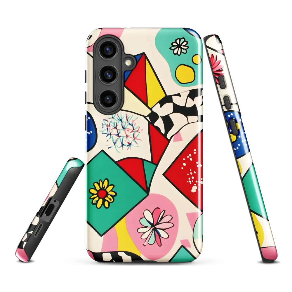 Joyful Geometry: A Playful Dance of Shapes and Colors