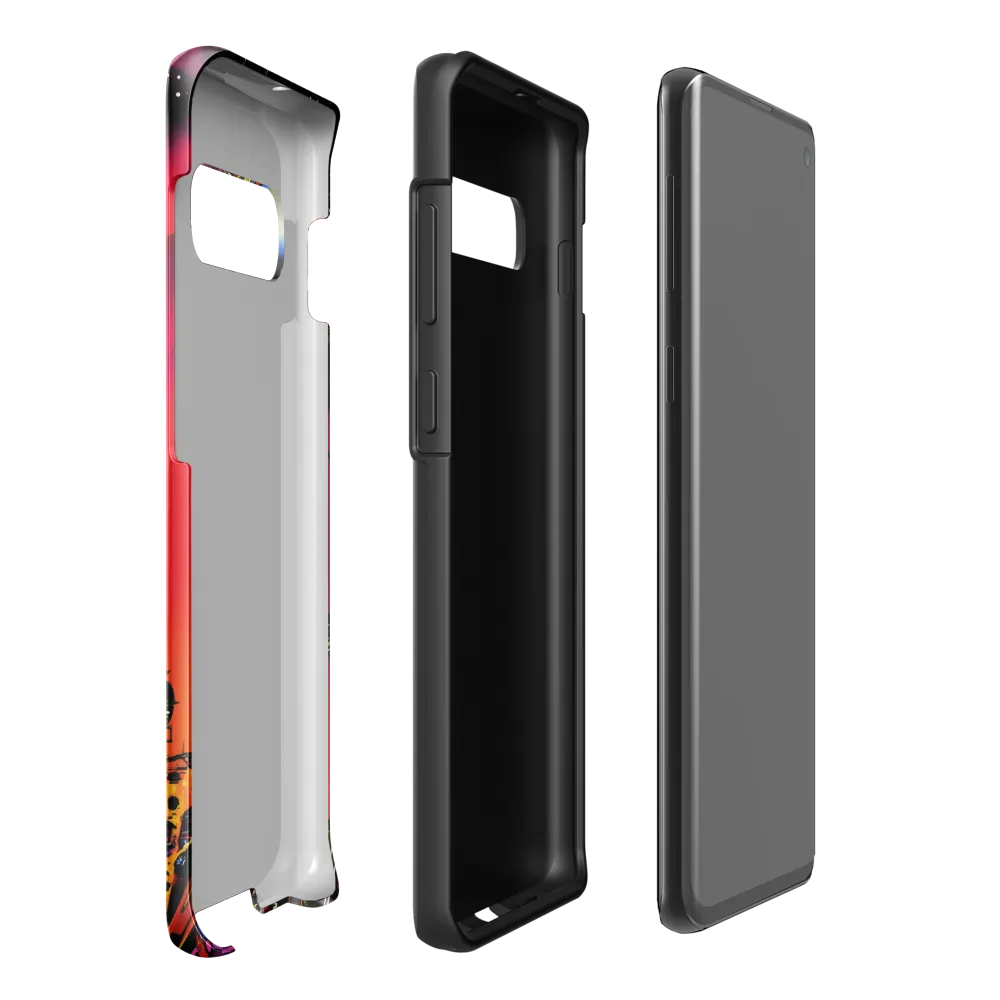 Futuristic Sentinel | Phone Case |  S10 Plus | Tough Case | Glossy