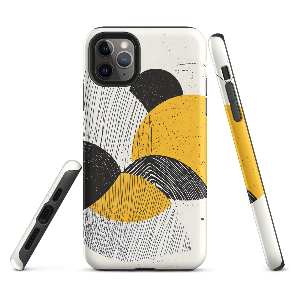 Dynamic Harmony in Black and Yellow
