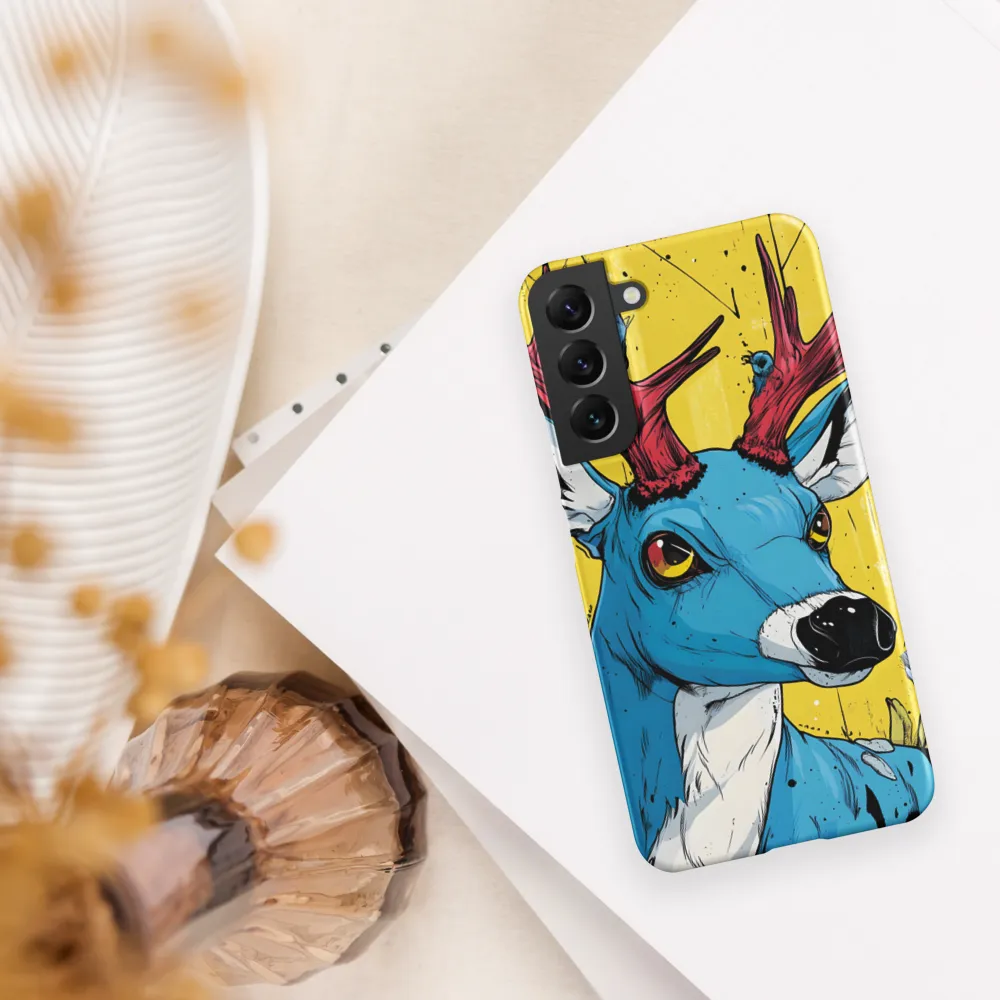 Vivid Antlers: A Modern Take on Nature