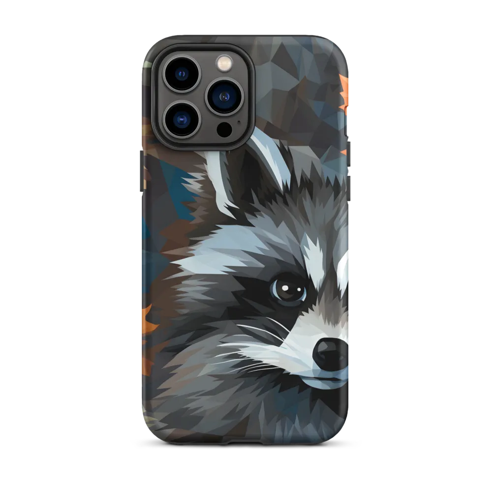 Whispers of Autumn: The Raccoon's Gaze