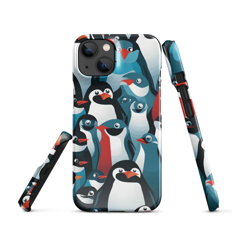 Penguin Parade | Phone Case |  14 | Snap Case | Glossy