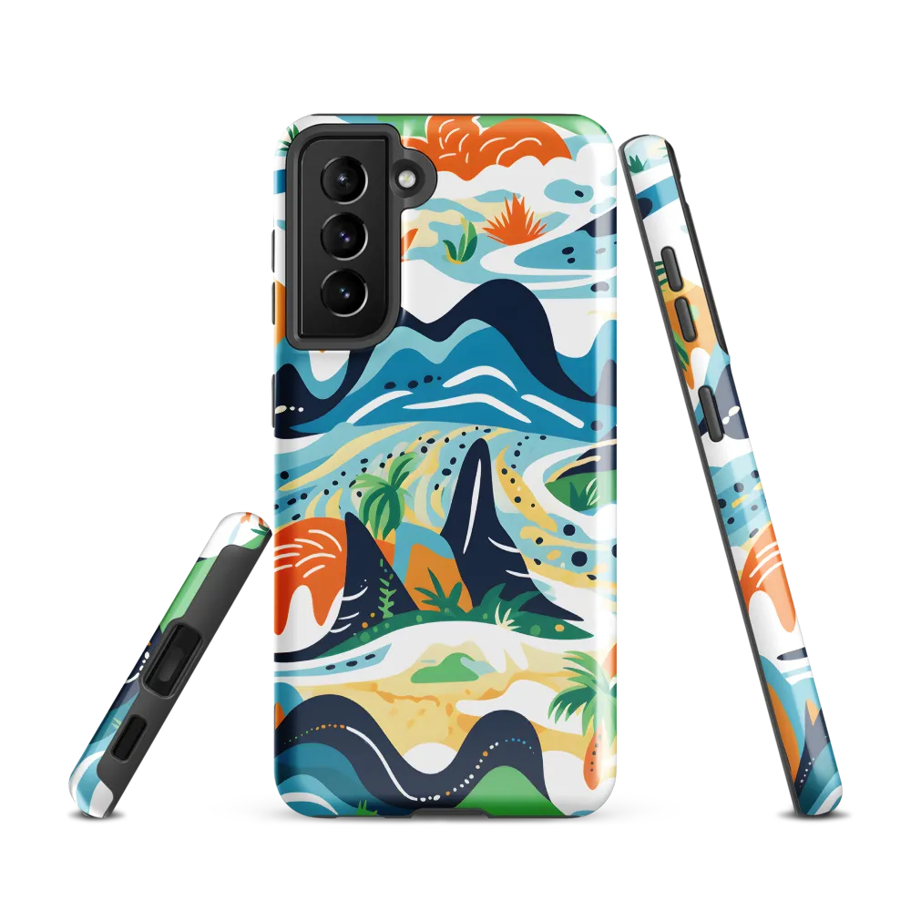 Abstract Tropical Landscape