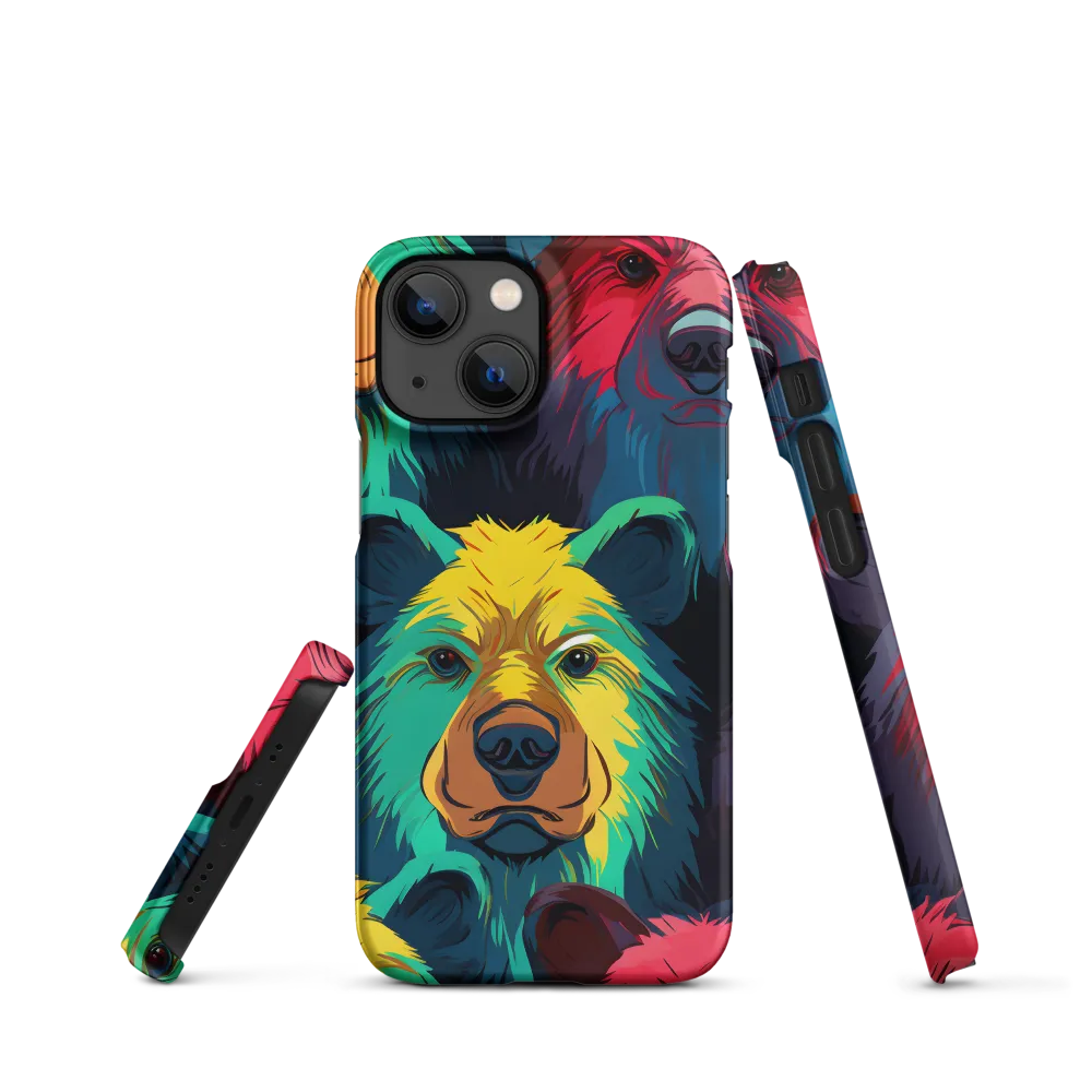 The Colorful Essence of Bears | Phone Case |  13 Mini | Snap Case | Matte