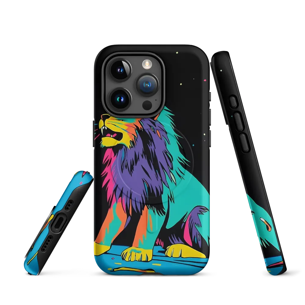 Roaring Colors: The Neon Lion