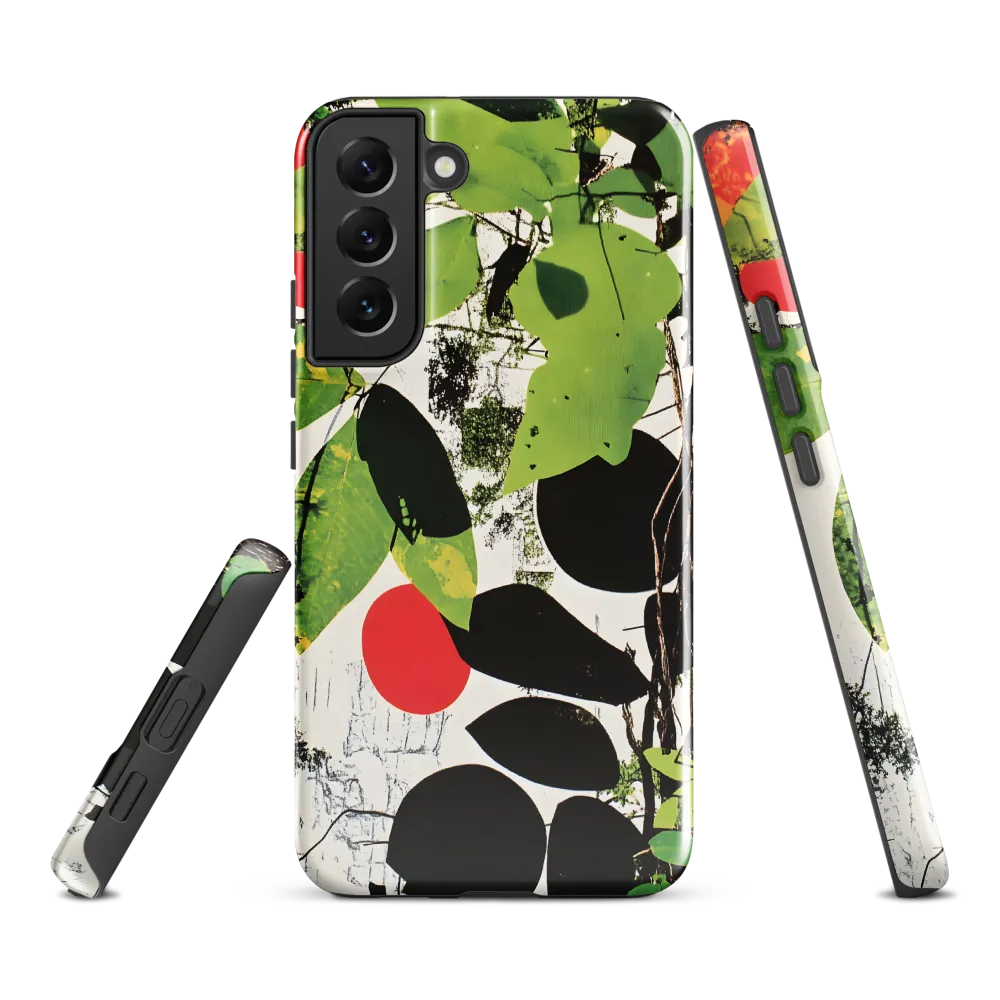 Nature's Geometry: A Contemporary Collage | Phone Case |  S22 Plus | Tough Case | Glossy