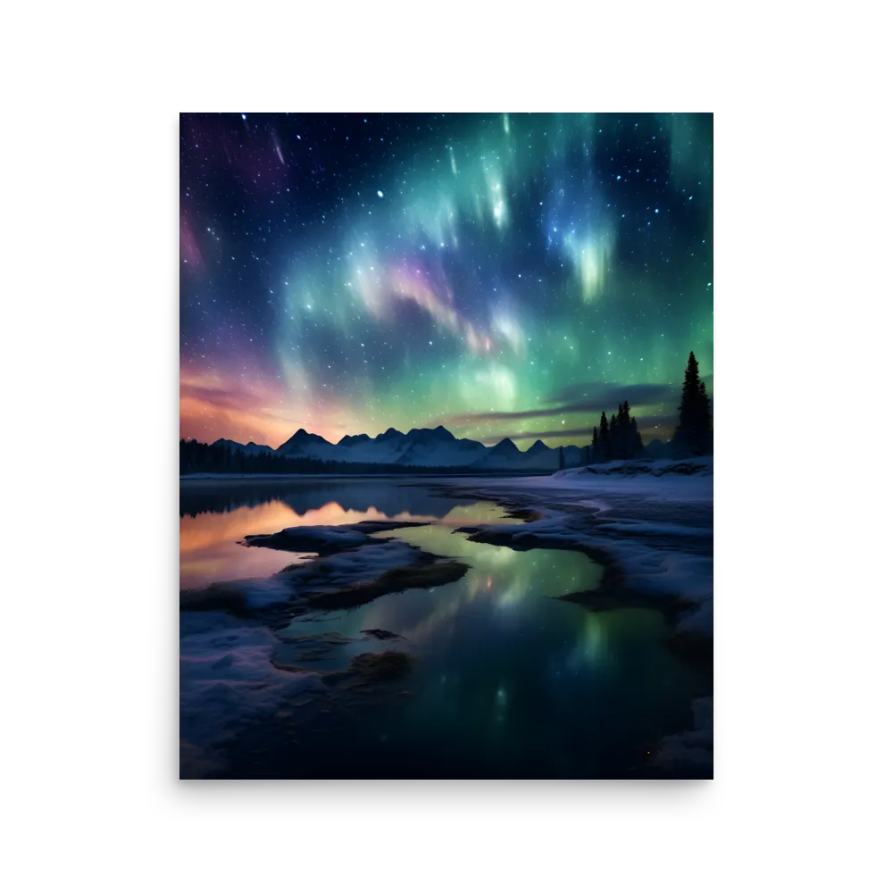 Ethereal Aurora: A Night Under the Stars