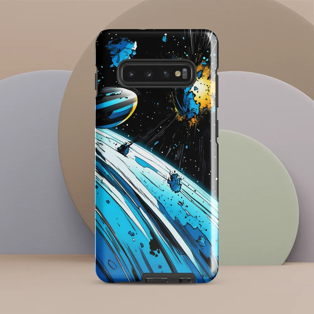 Cosmic Collision | Phone Case |  S10 Plus | Tough Case | Glossy