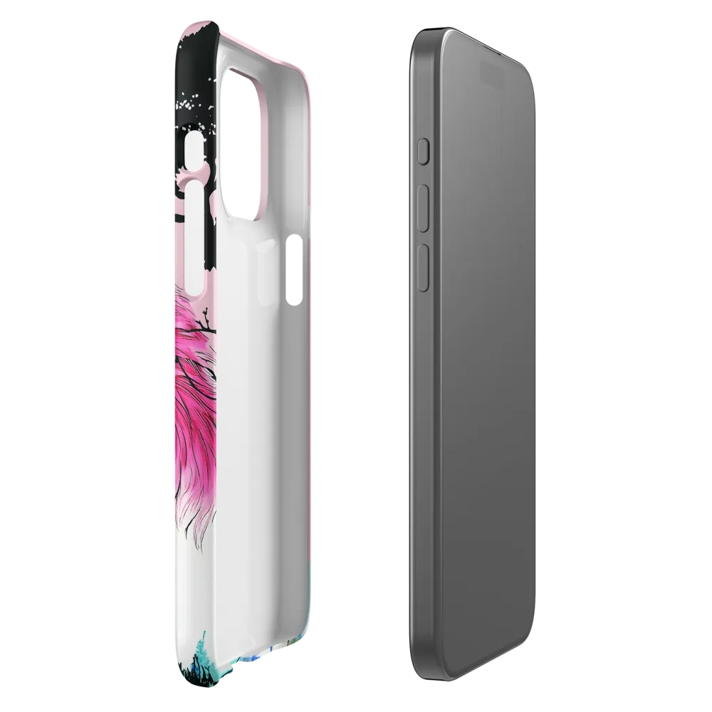 Serene Majesty: A Lion's Profile | Phone Case |  15 Pro Max | Snap Case | Matte