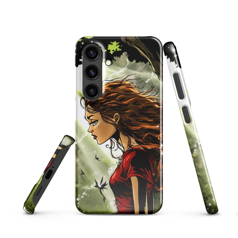 Whispers of Enchantment | Phone Case |  S24 | Snap Case | Glossy