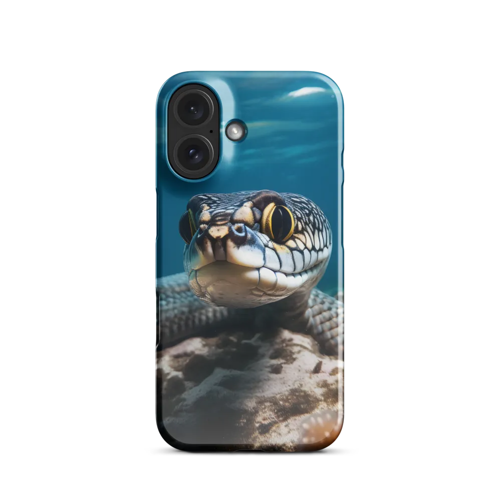 Underwater Majesty: The Serpent's Gaze | Phone Case |  16 | Snap Case | Glossy