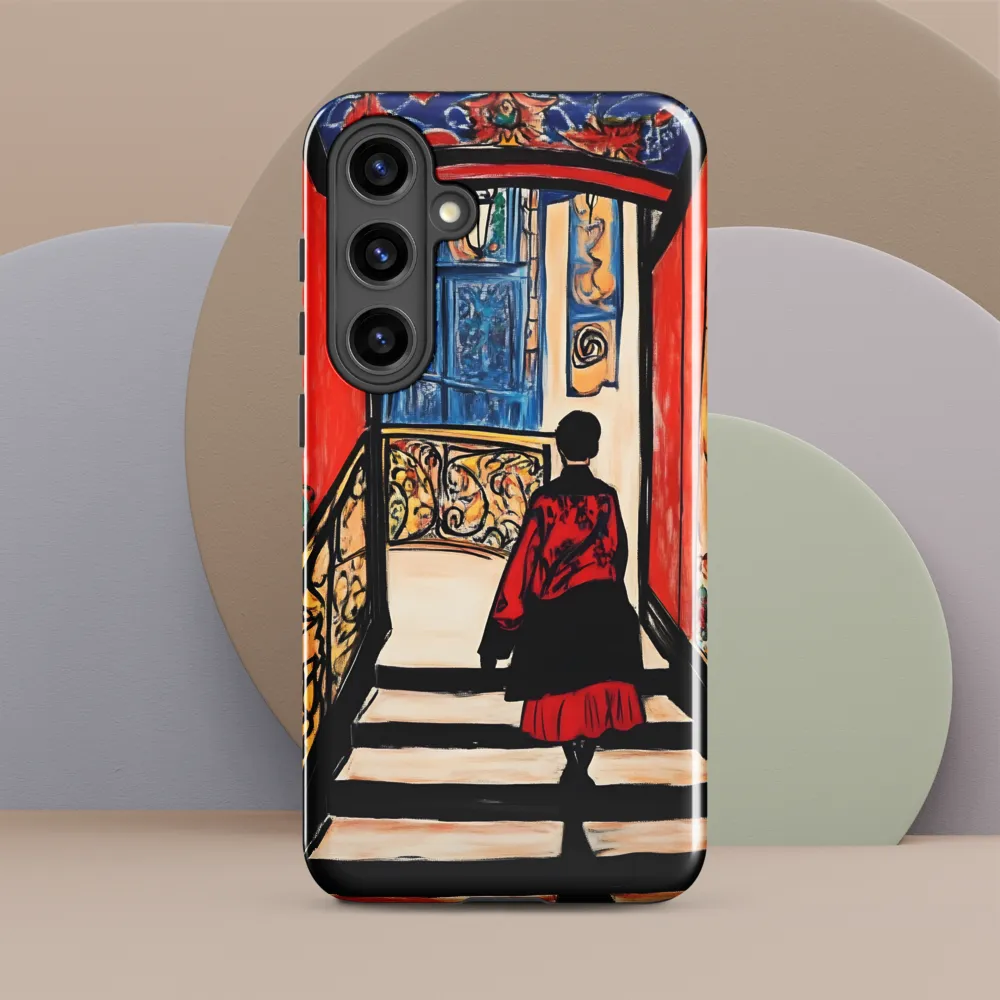 Walking Through Memories | Phone Case |  S24 Plus | Tough Case | Glossy