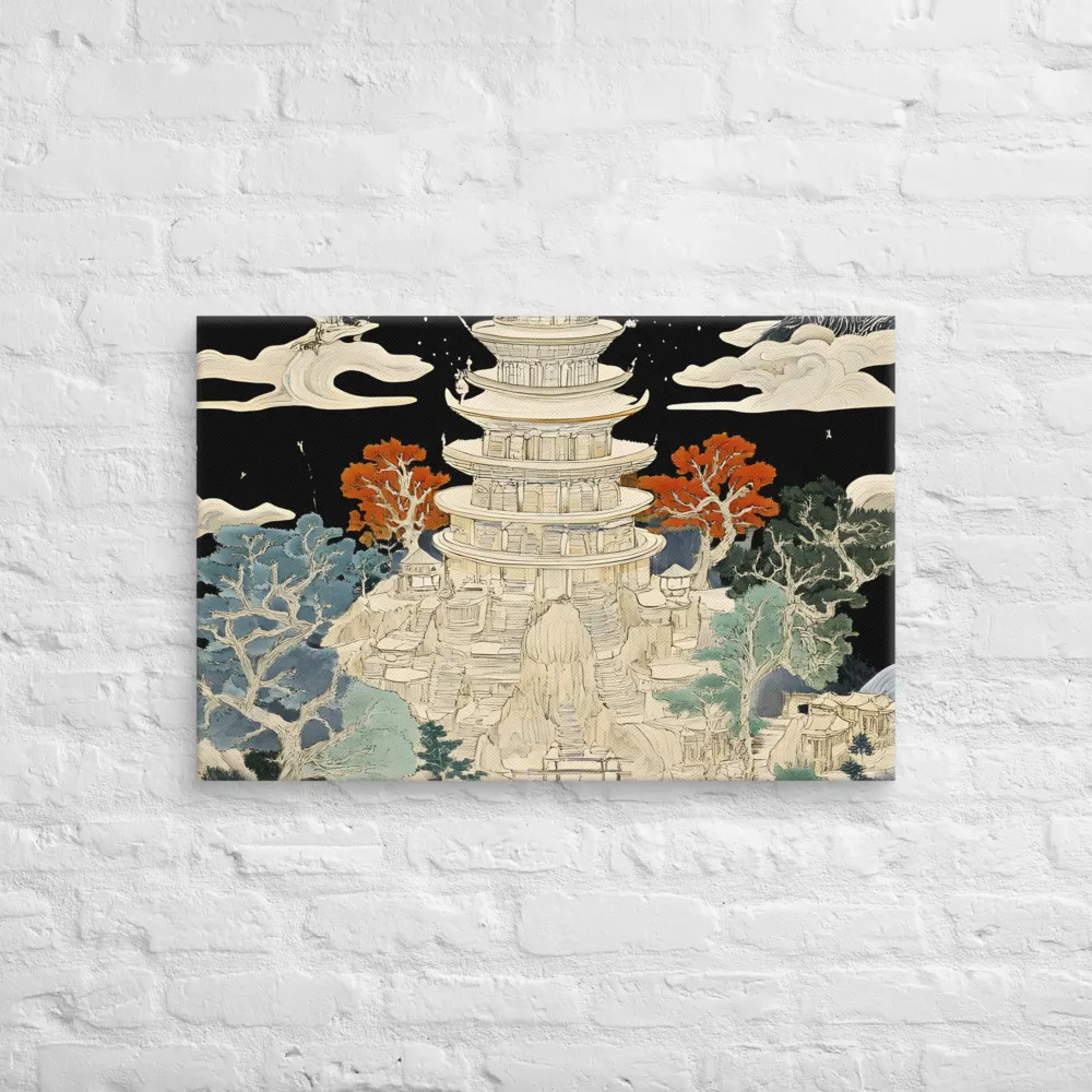 Whispers of the Pagoda | Canvas | 20″×30″