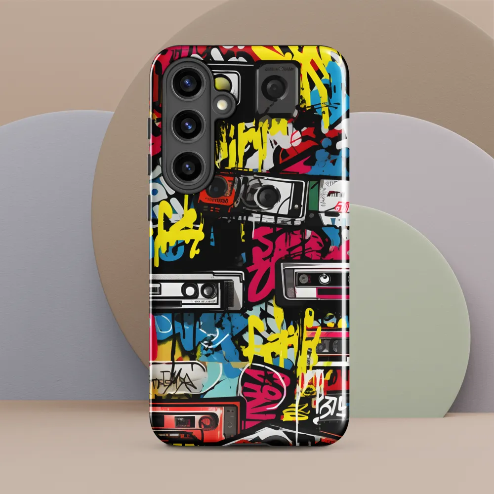 Urban Nostalgia: A Retro Cassette Explosion