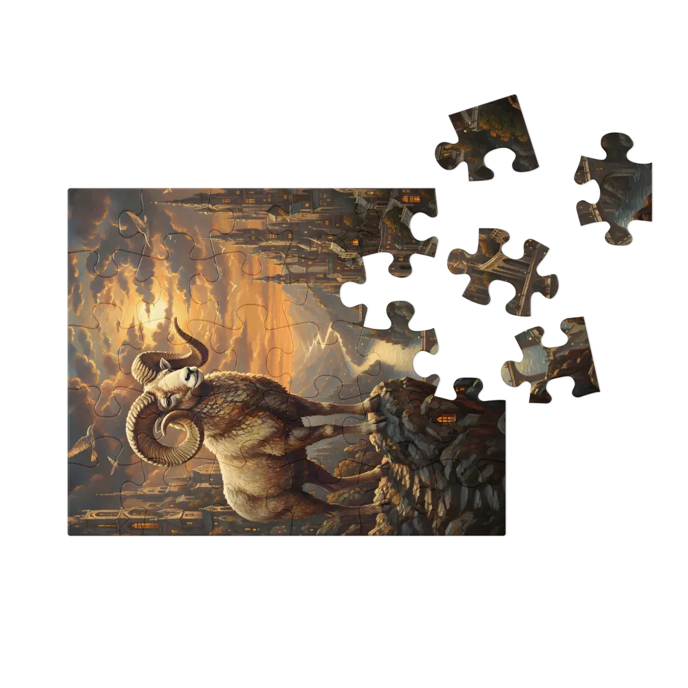 Guardian of the Golden Valley 
 Jigsaw Puzzle in Tin Box