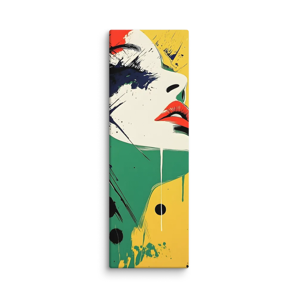 Bold Reflections: A Pop Art Portrait | Canvas | 20″×60″