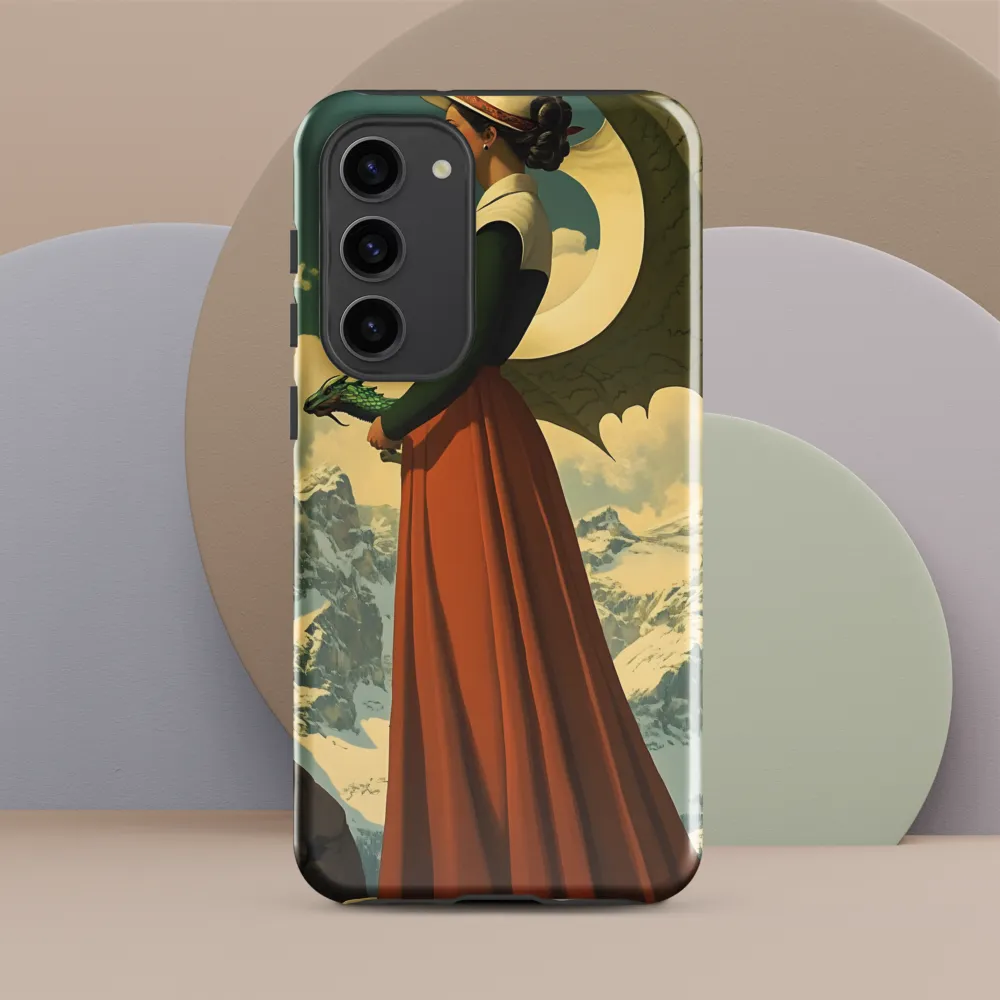 Mystic Harmony: The Dragon Keeper | Phone Case |  S23 Plus | Tough Case | Glossy