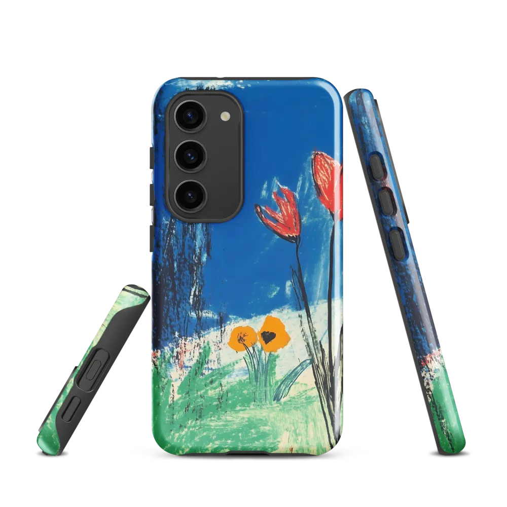 Joyful Blossoms in Blue