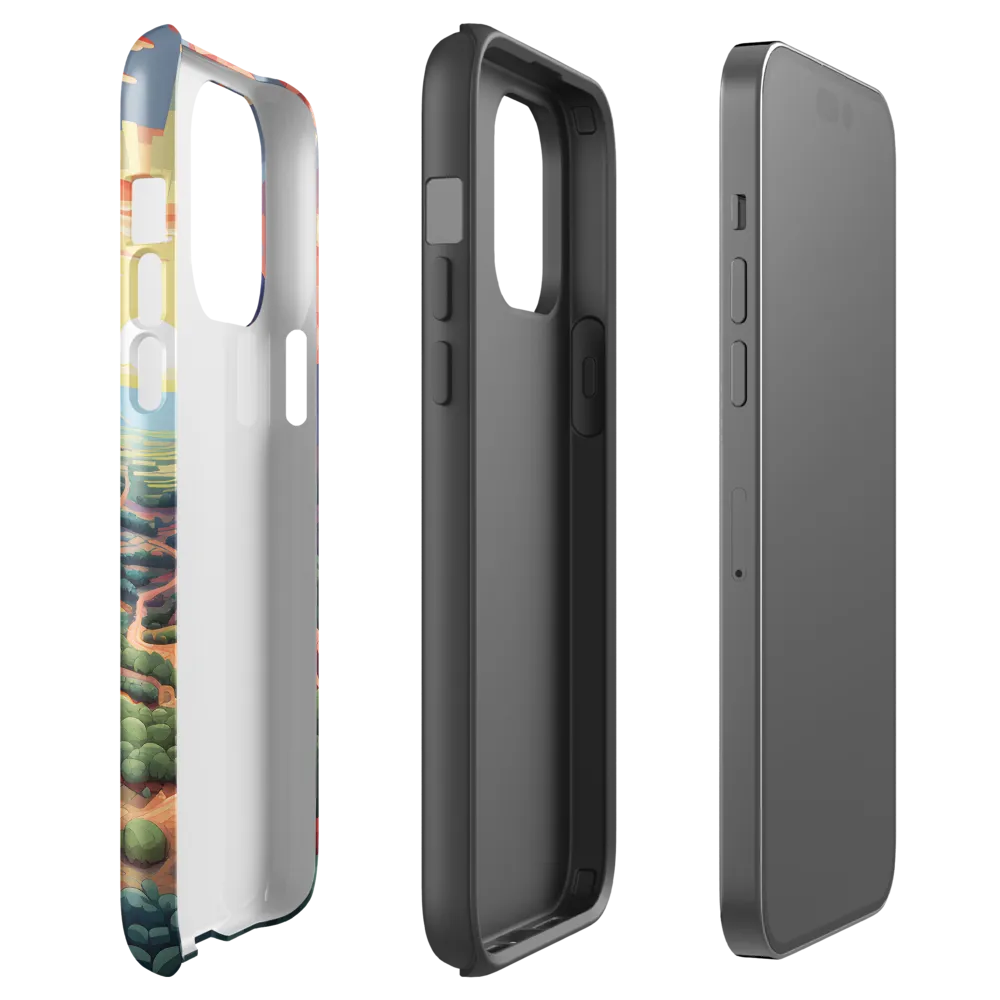 Desert Serenity at Dusk | Phone Case |  14 Pro Max | Tough Case | Glossy