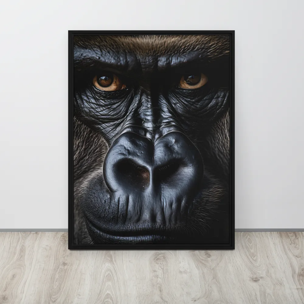 Gaze of the Wild: A Gorilla's Portrait